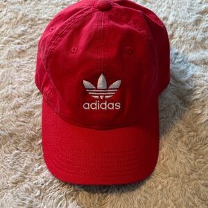 Adidas Red Cap with White Logo